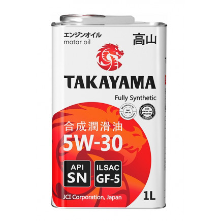 Масло моторное TAKAYAMA Adaptec 5W-30 GF-5 SN 1л
