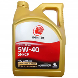 Масло моторное IDEMITSU FULLY-SYNTHETIC 5W40 SN/CF 4L