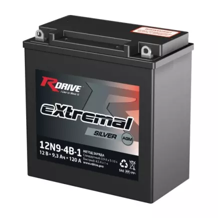 RDrive Extremal SILVER 12V 9Ah 12N9-4B-1 RDrive Extremal SILVER 12V 9Ah 12N9-4B-1